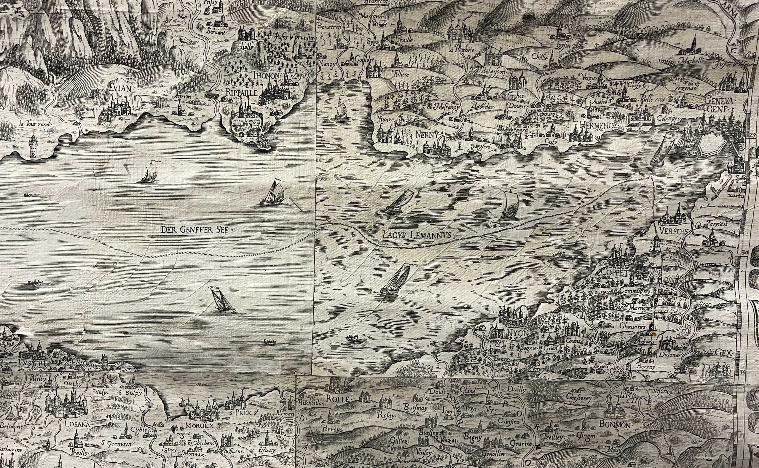 Thomas Schöpf: vexer les Vaudois et les Genevois en une carte depuis 1672